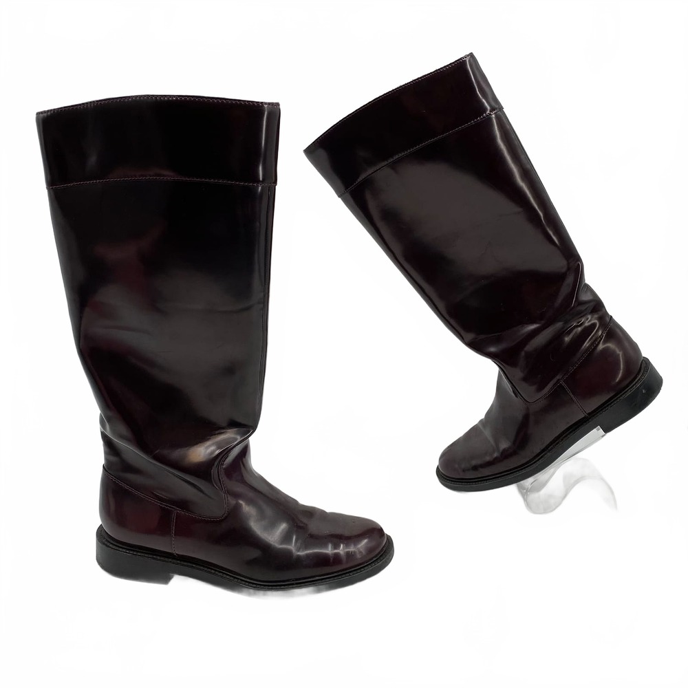 Zara Red Heeled Boots | Womens 40EU